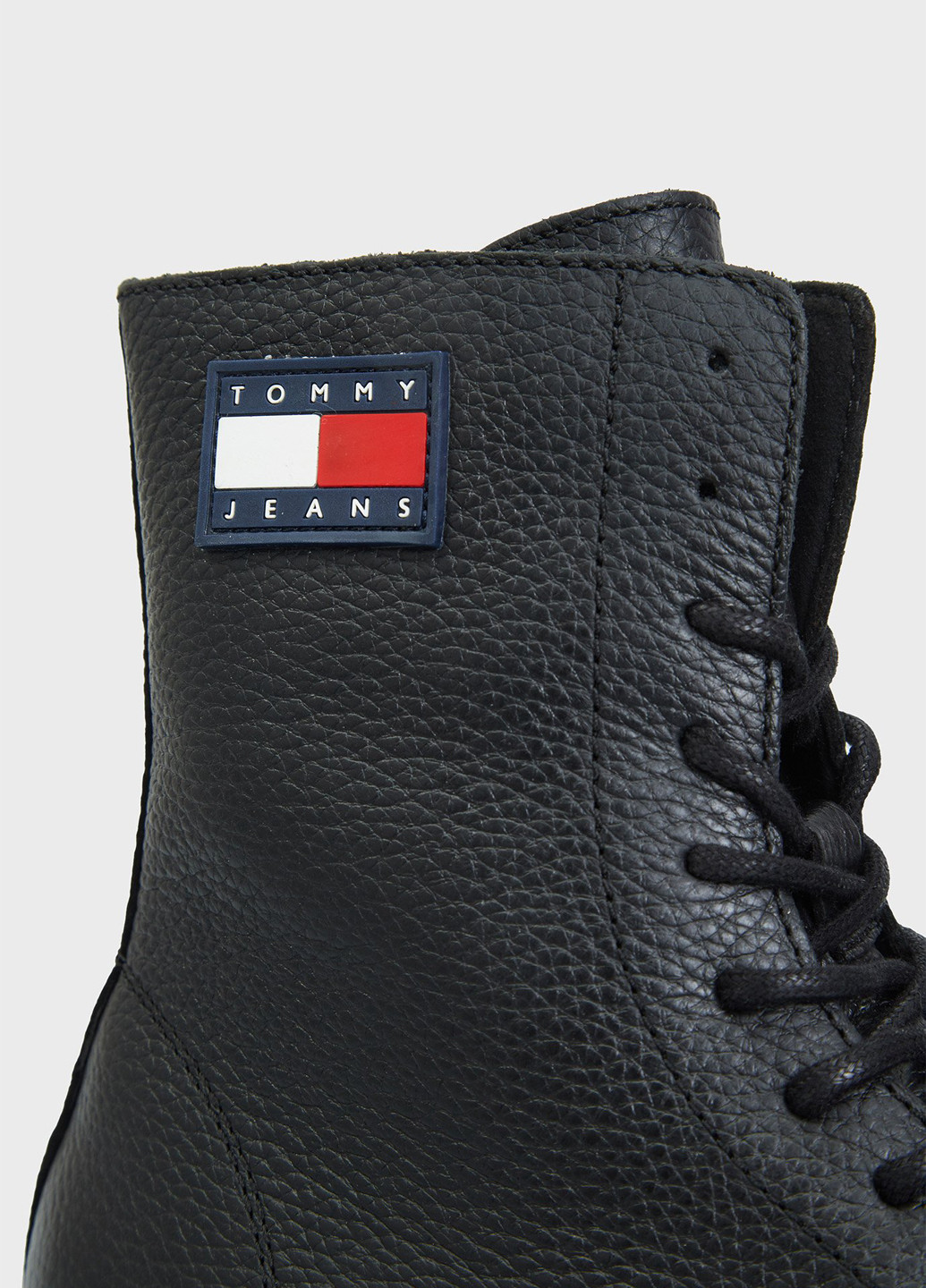 Черные зимние ботинки берцы Tommy Jeans