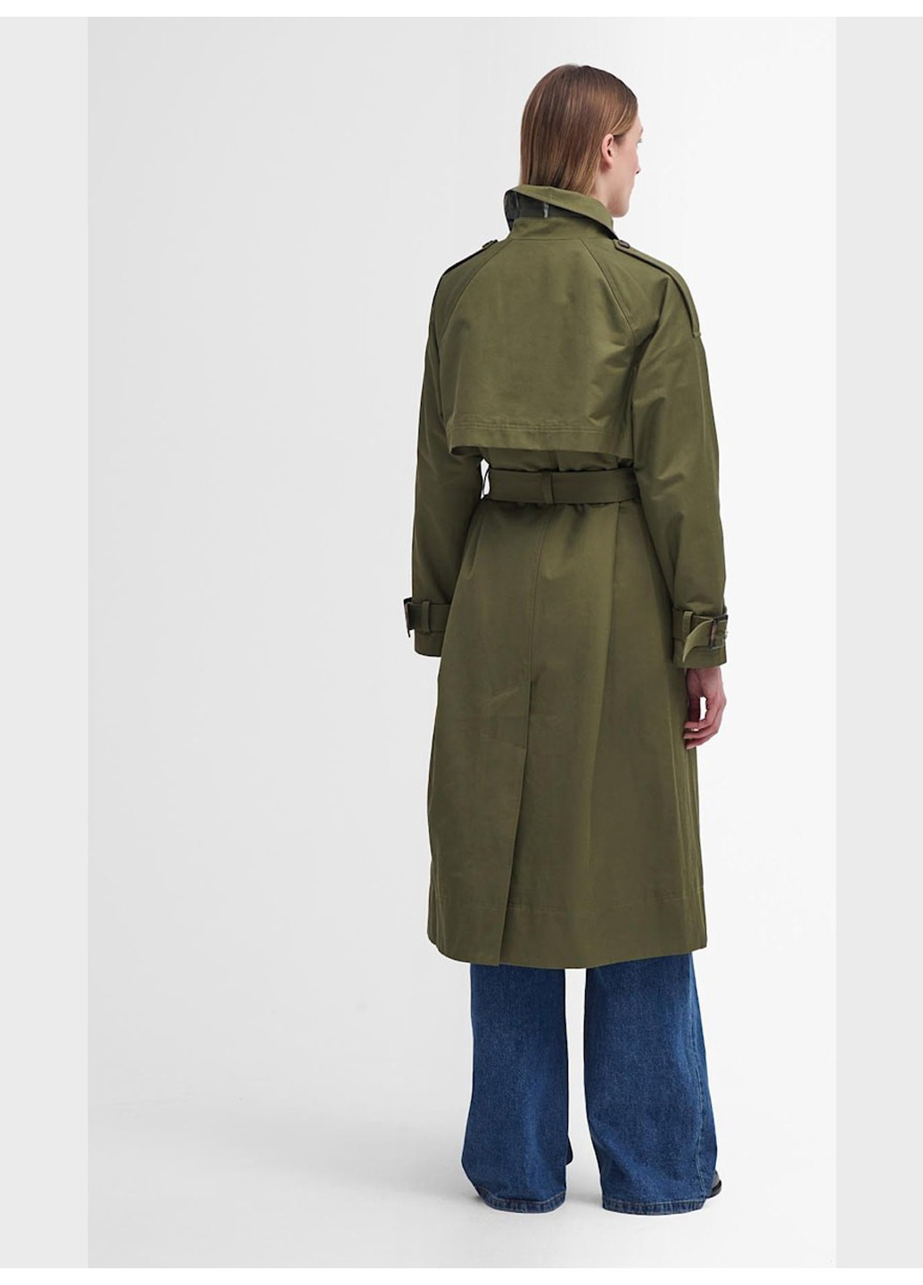 Плащ Barbour тренчкот на гудзиках демісезон (353209783)