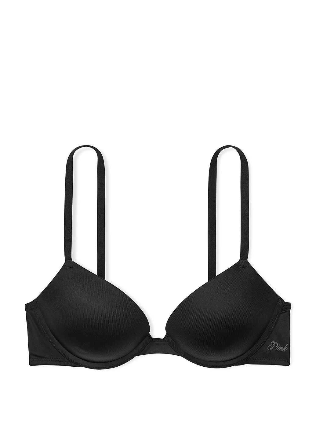 Чорний бюстгальтер Victoria's Secret з кісточками поліамід