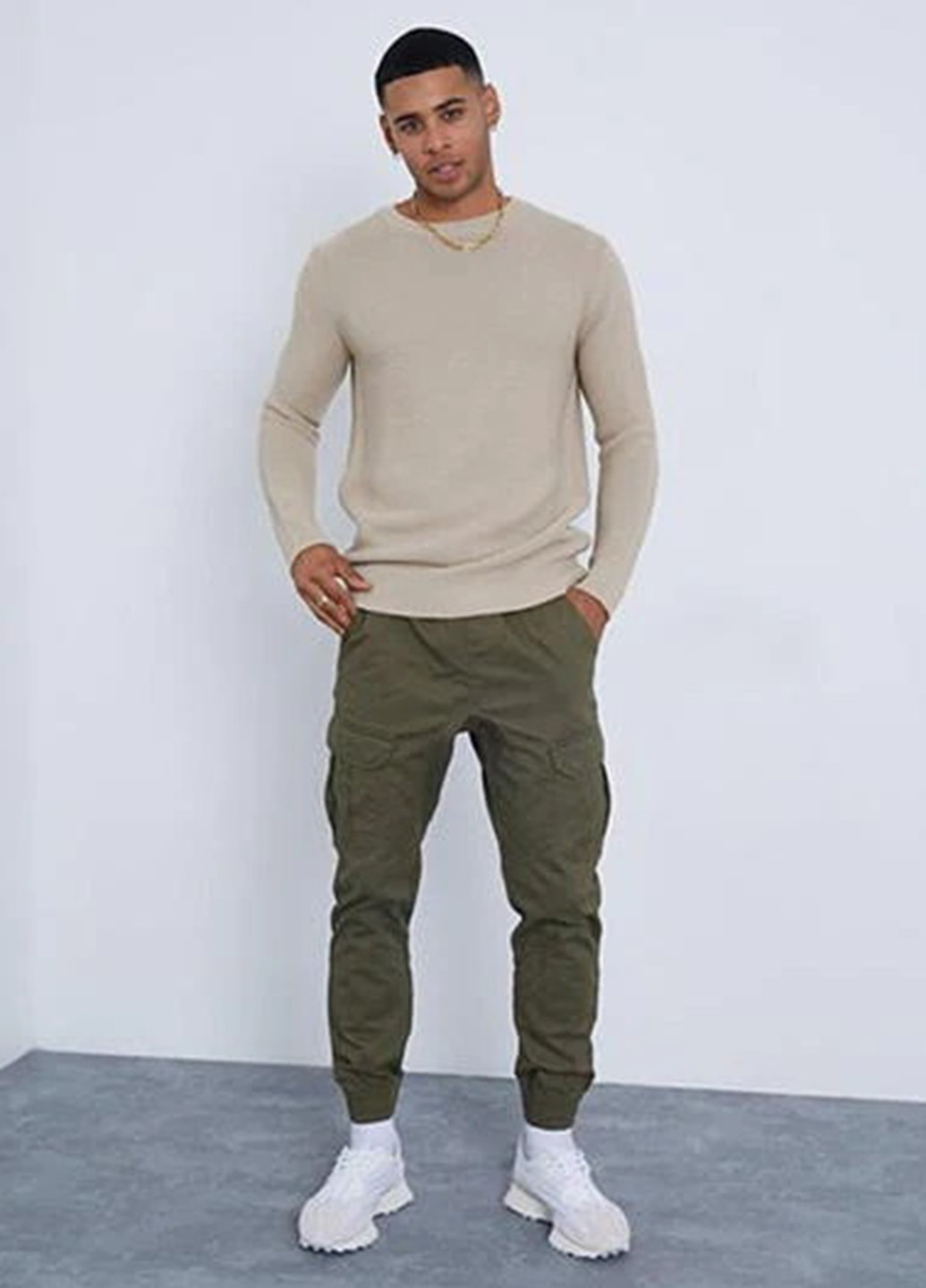 Бежевий демісезонний джемпер джемпер I SAW IT FIRST