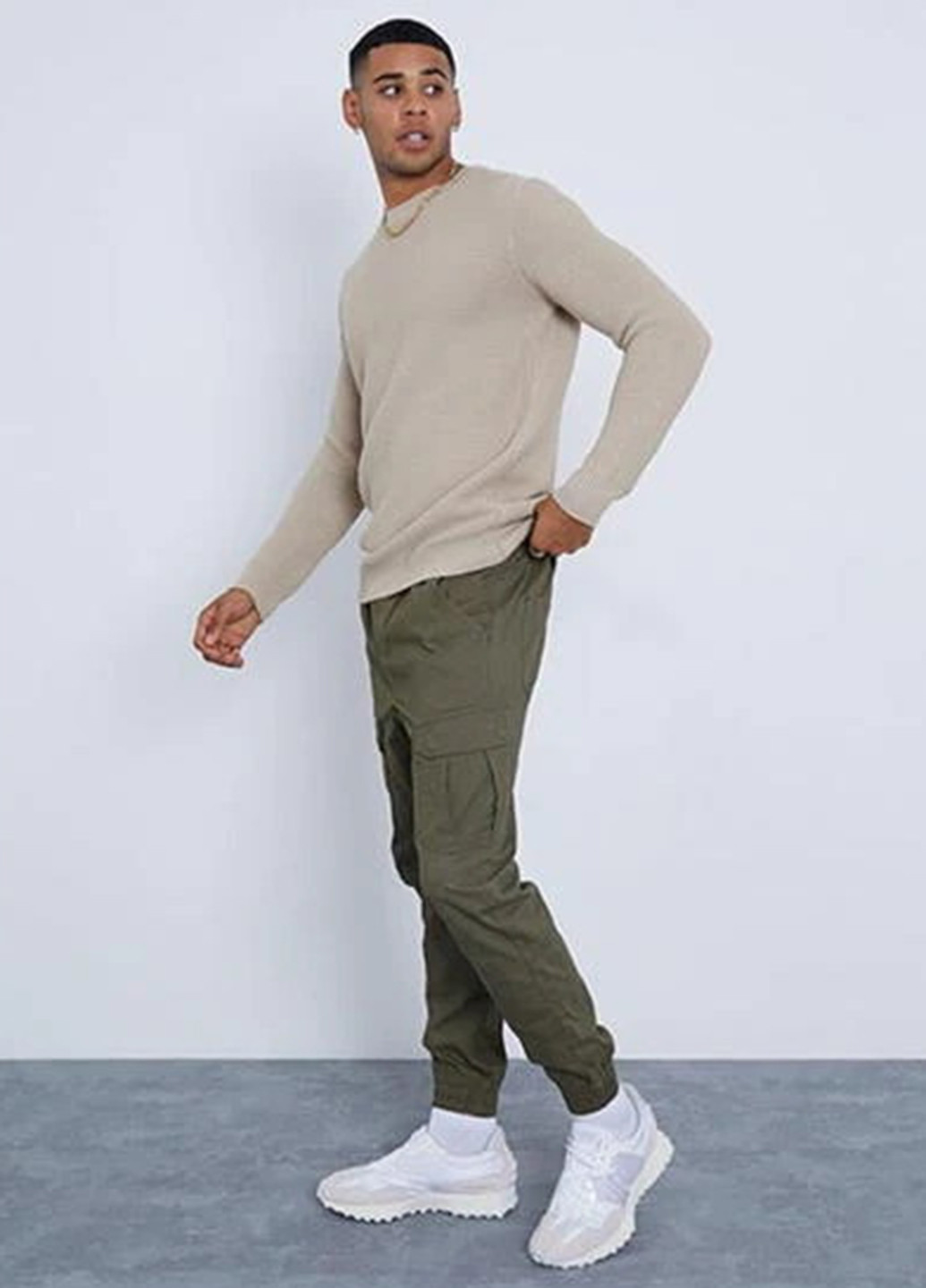 Бежевий демісезонний джемпер джемпер I SAW IT FIRST