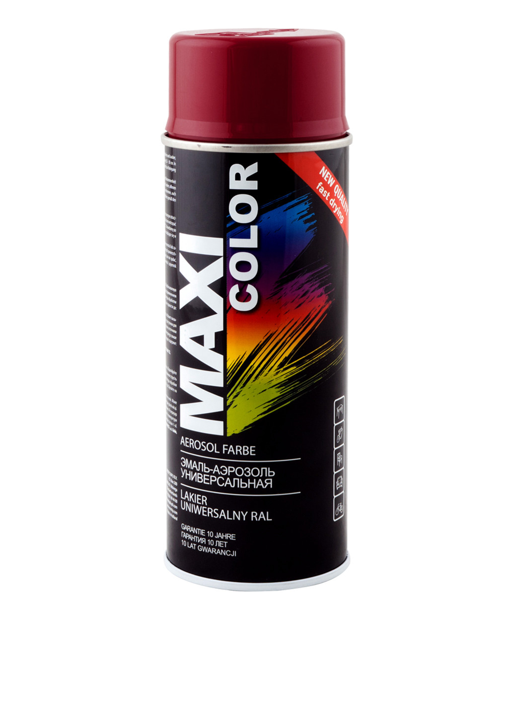 Эмаль аэрозольная Ral 3011 коричнево-красная, 400 мл Maxi Color (141979904)