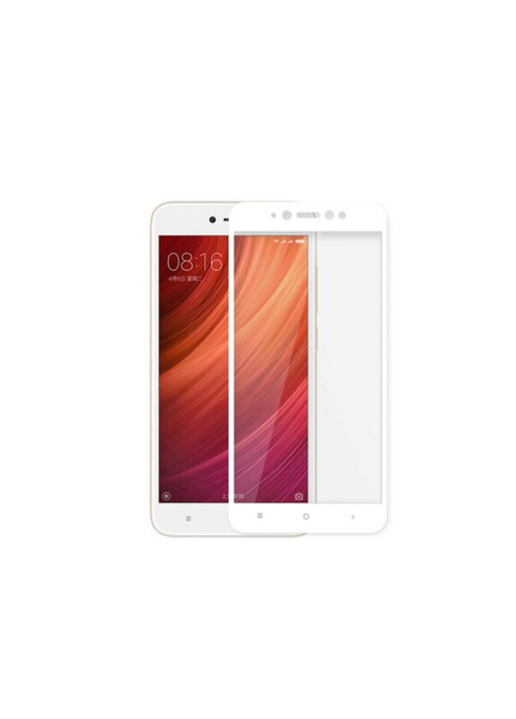 Защитное стекло c полной проклейкой для Xiaomi Redmi Note 5A(white) CAA (242228851)