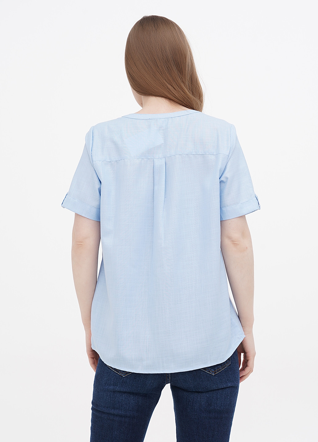 Блакитна блузка Minus
