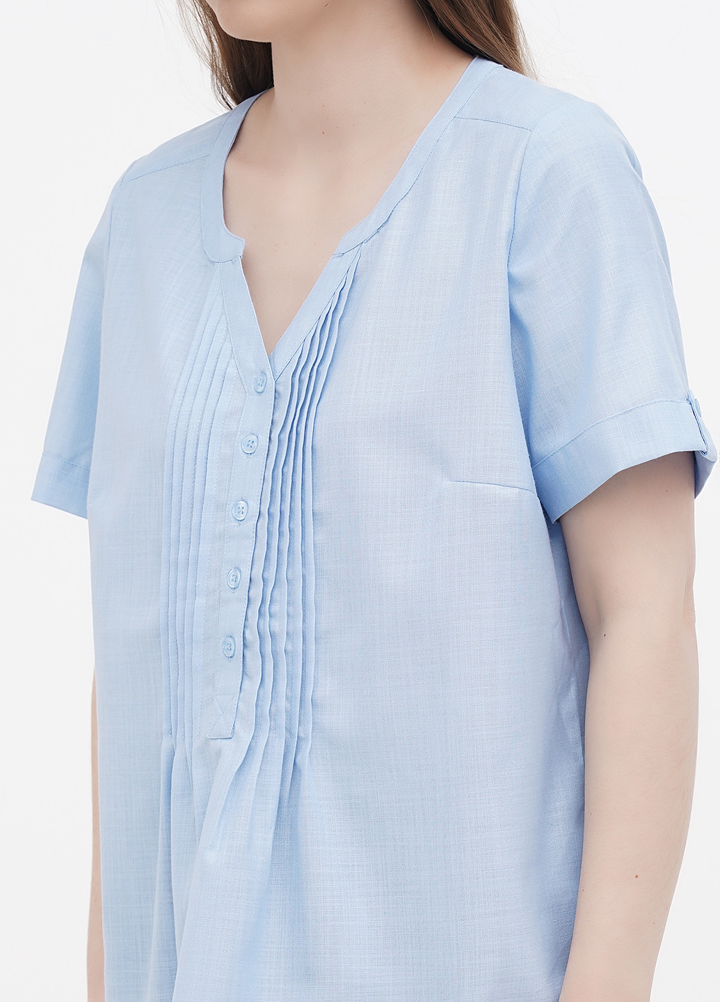 Блакитна блузка Minus