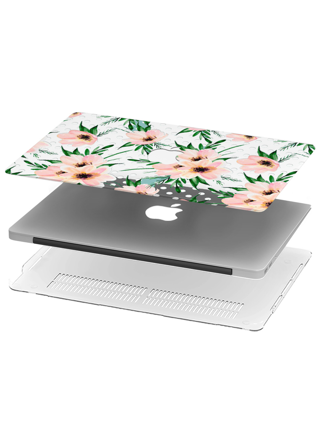 Чехол пластиковый для Apple MacBook Pro 16 A2141 Цветы (Flowers) (9494-1919) MobiPrint (218525033)