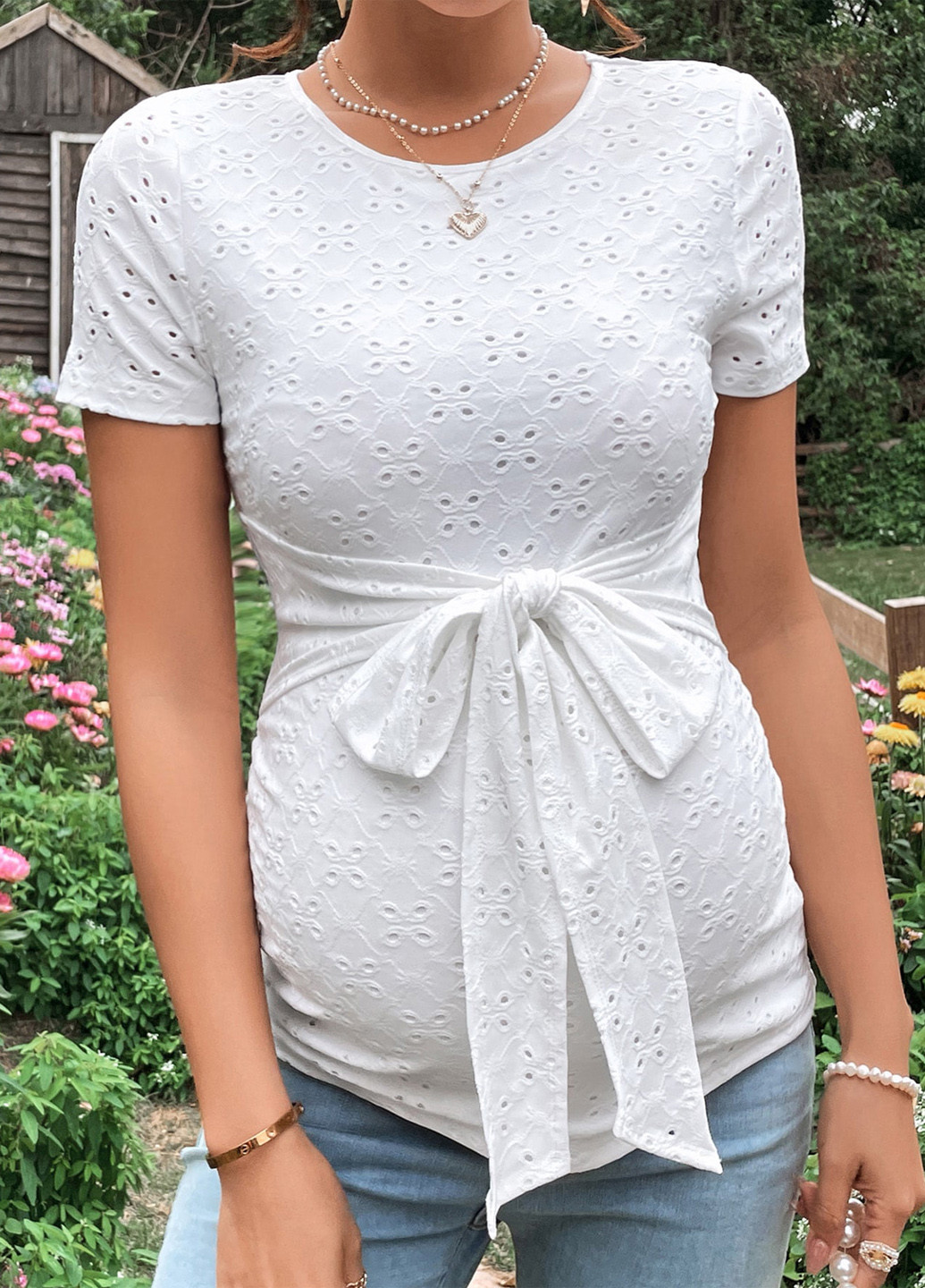 Футболка для беременных SHEIN - (339855462)