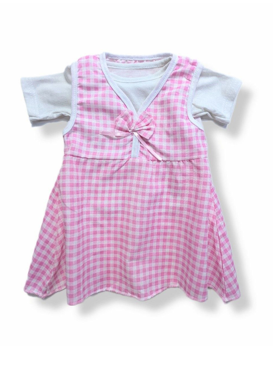 Комбінований літній комплект (сукня, футболка) No Brand