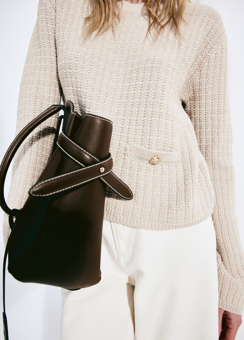 Світло-бежевий демісезонний джемпер джемпер H&M