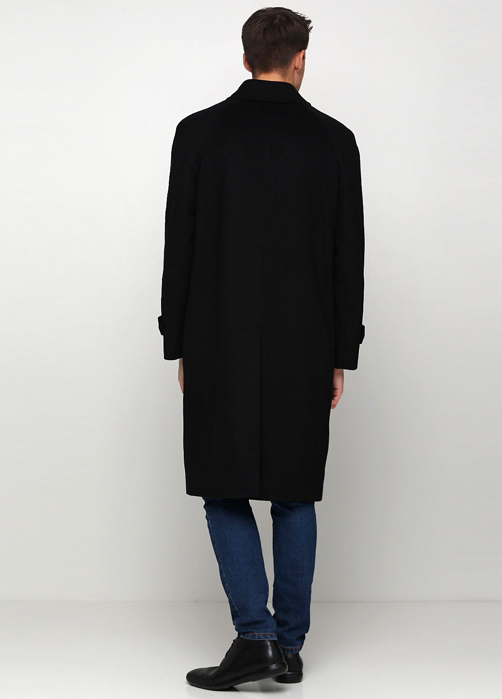 Черное демисезонное Пальто на пуговицах Tereza Tardie