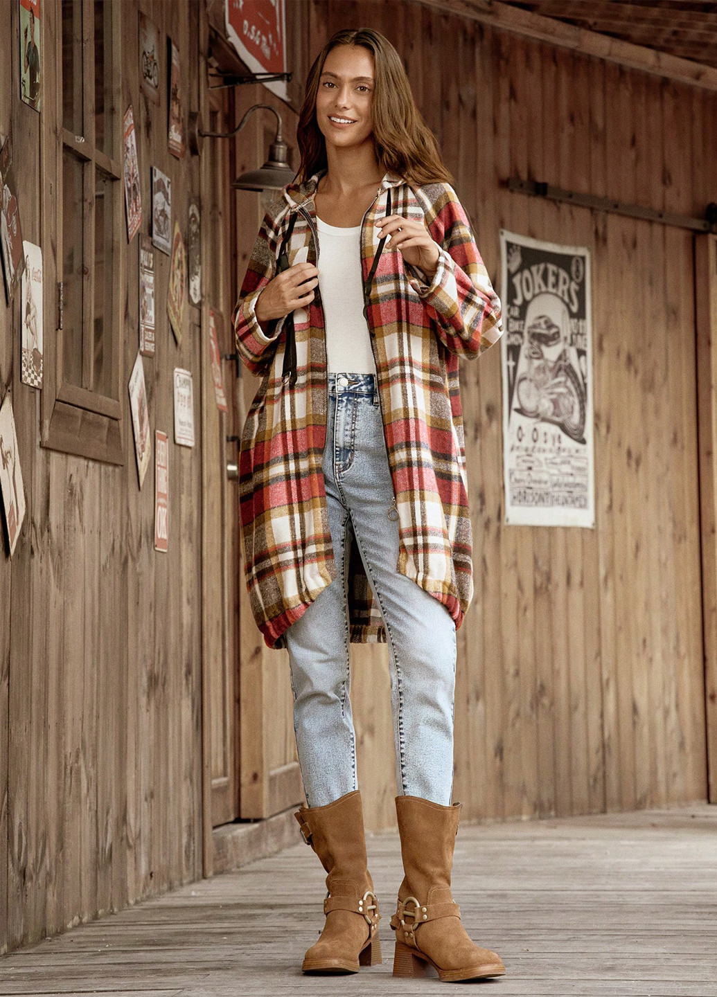 Куртка-рубашка SHEIN (365497445)