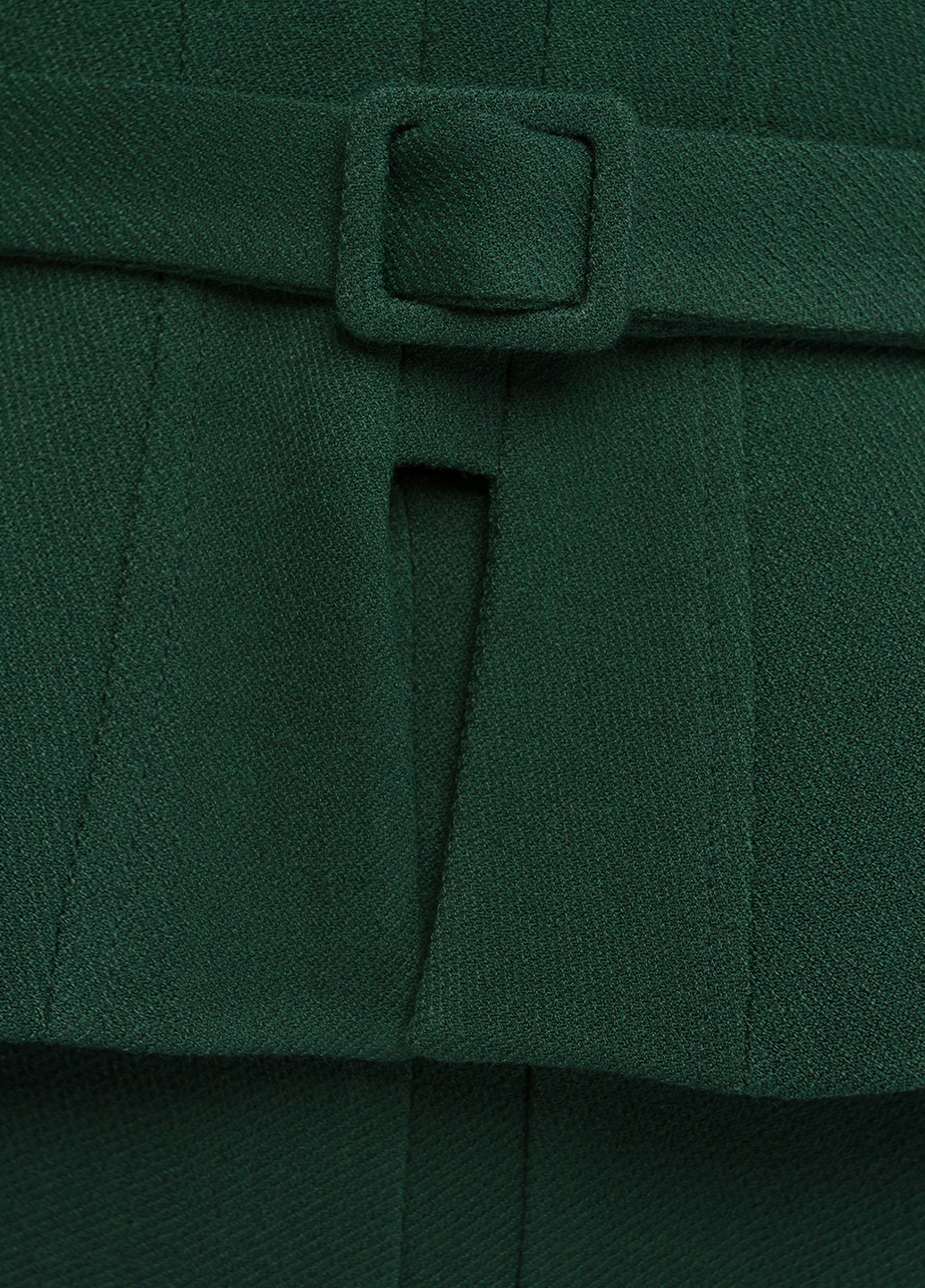 Костюм (жакет, юбка) BGL юбочный однотонный темно-зелёный кэжуал вискоза, полиэстер