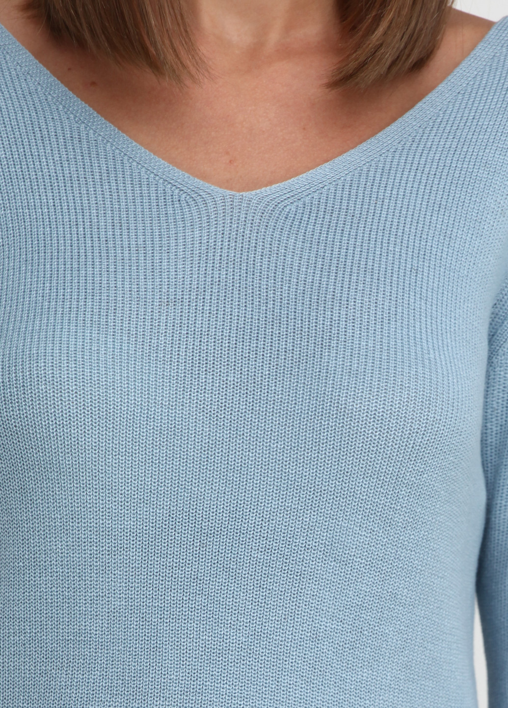 Голубой демисезонный пуловер пуловер Akdeniz