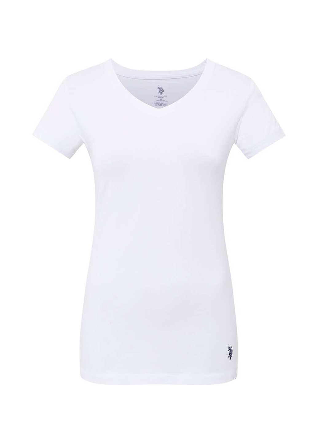 Біла всесезон футболка U.S. Polo Assn.