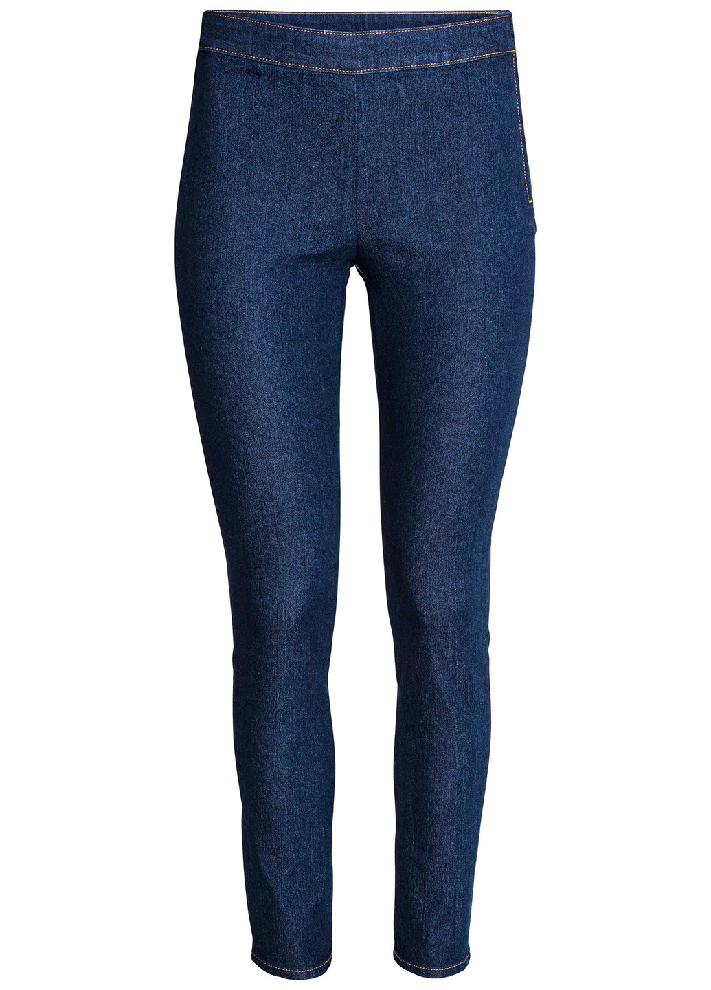 Темно-синие демисезонные джеггинсы H&M