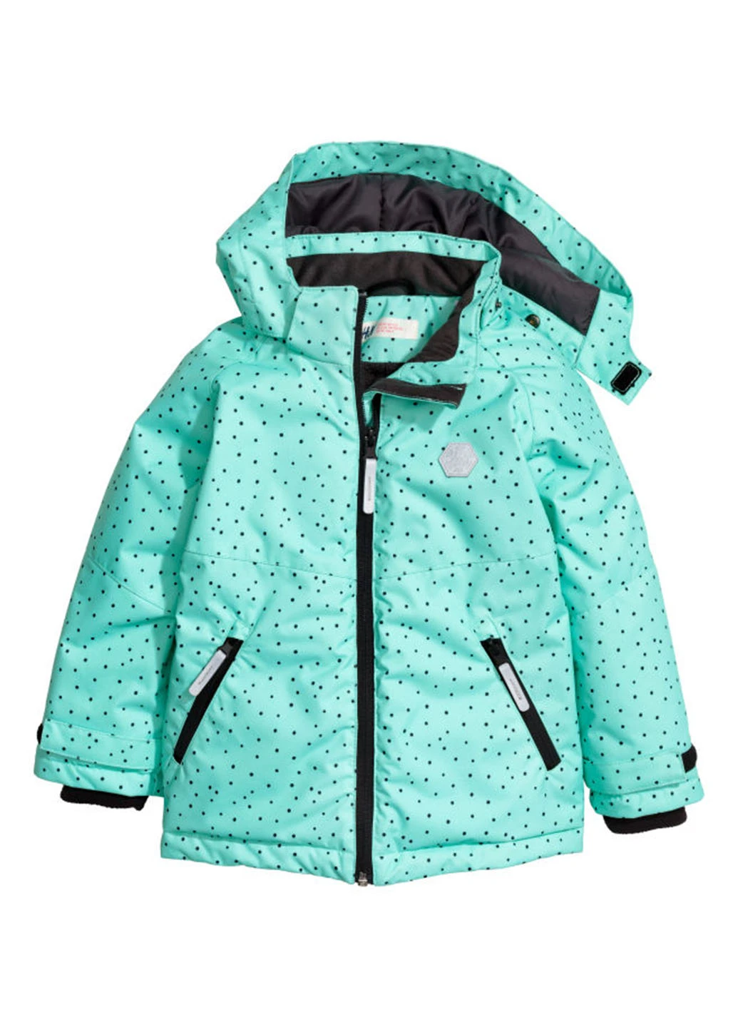 Бирюзовая демисезонная куртка H&M
