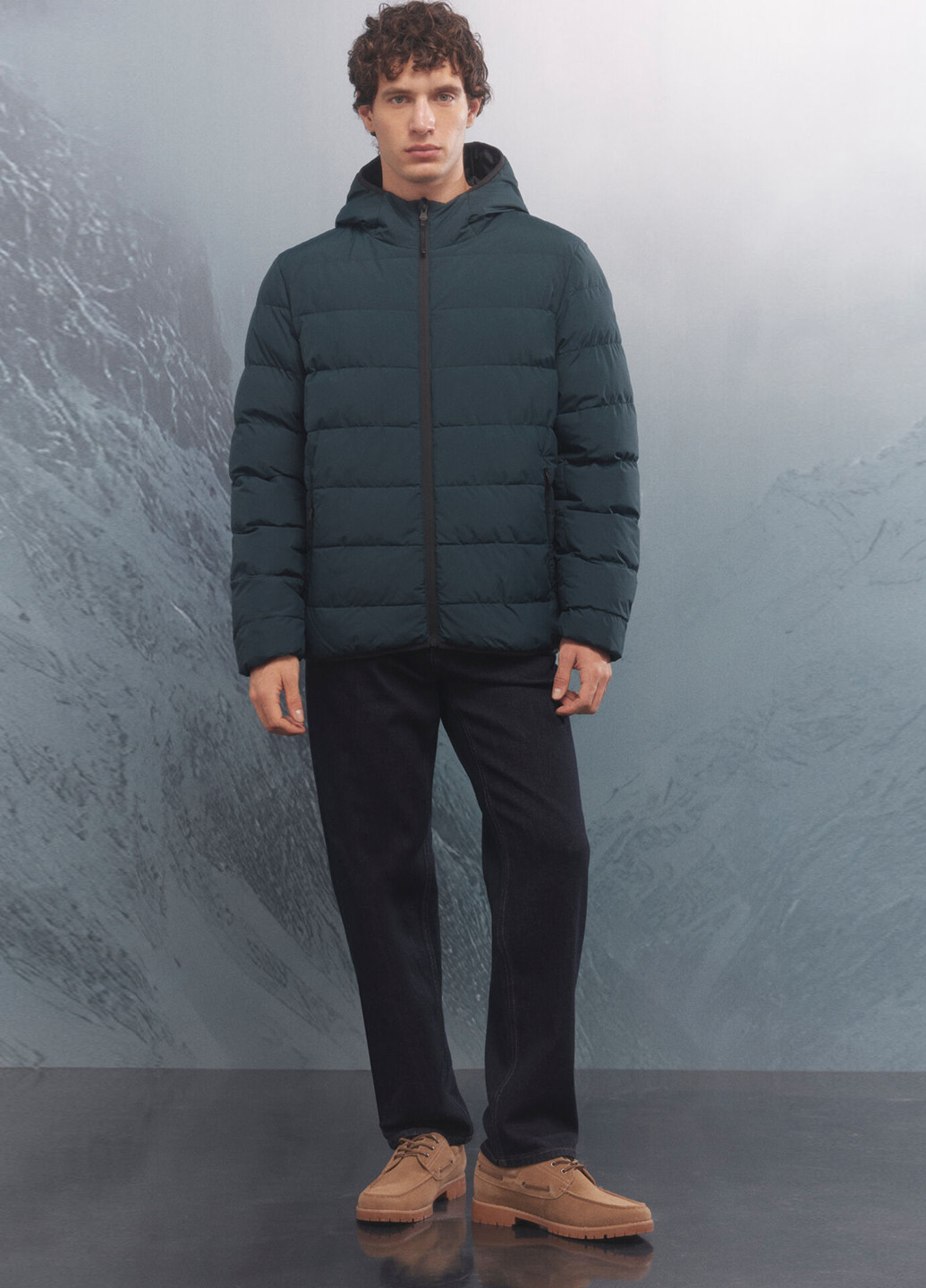 Бірюзова зимня куртка Springfield