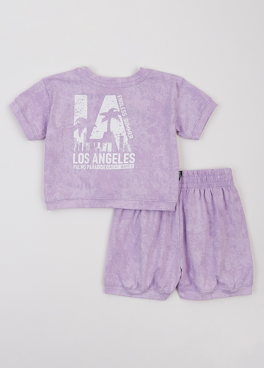 Фіолетовий демісезонний костюм (футболка, шорти) з шортами dexter's