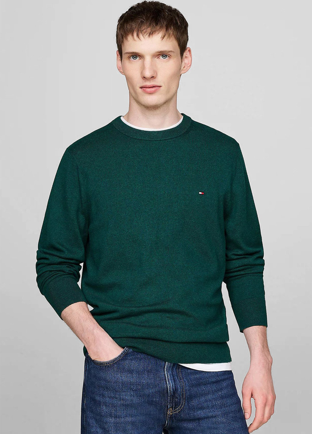 Зелений демісезонний джемпер джемпер Tommy Hilfiger