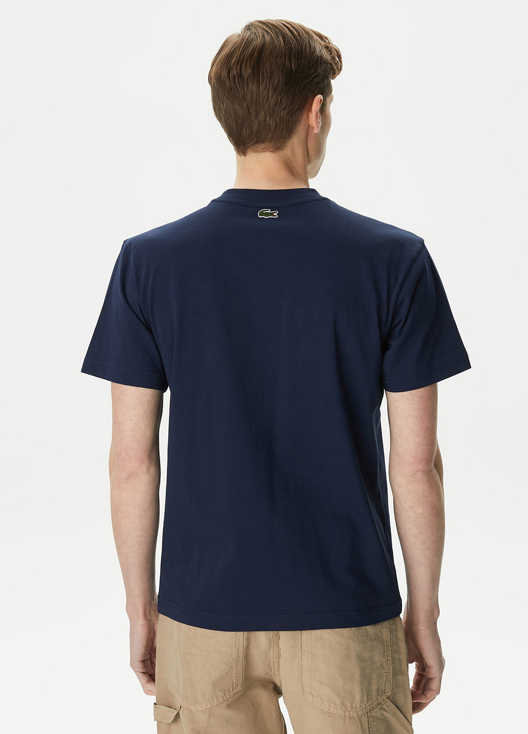 Темно-синя футболка Lacoste
