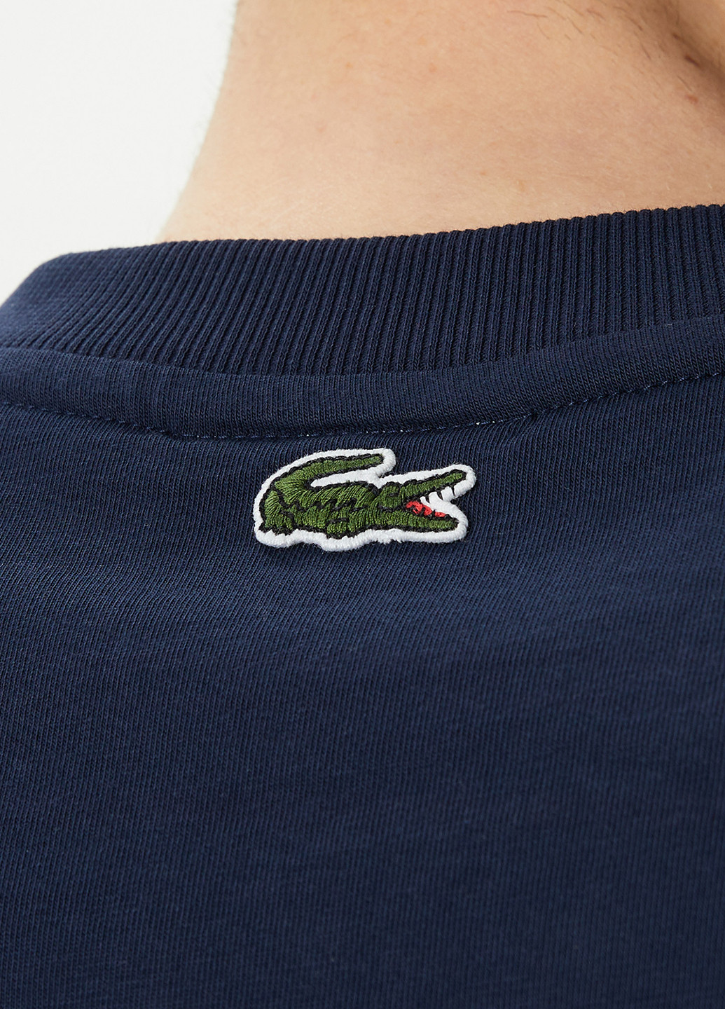 Темно-синя футболка Lacoste