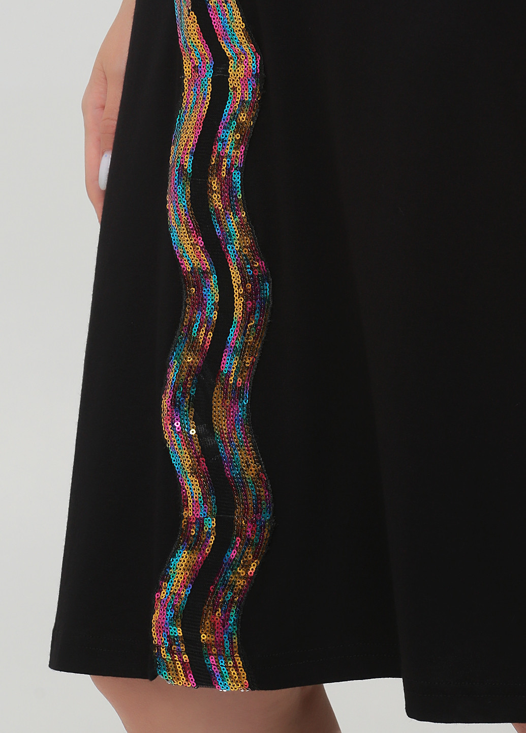 Чорна коктейльна сукня сукня-майка Comodo однотонна