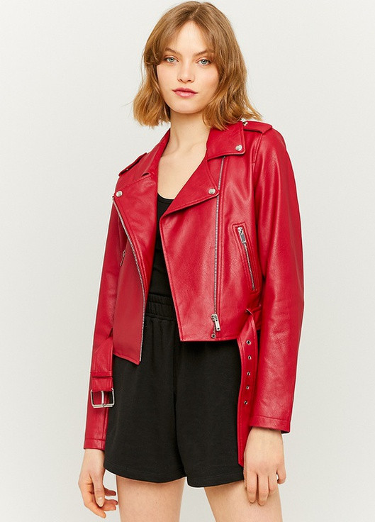 Красная летняя куртка Tally Weijl Formal Jackets - WOVEN PU JACKET