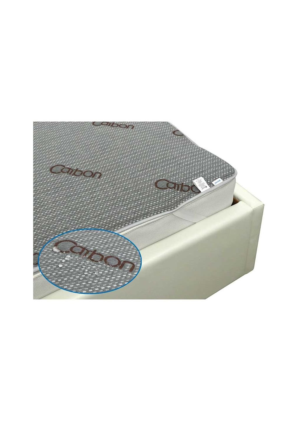 Наматрацник Водонепроникний на гумці Carbon 90х190 см (820Carbon) Руно (254071350)