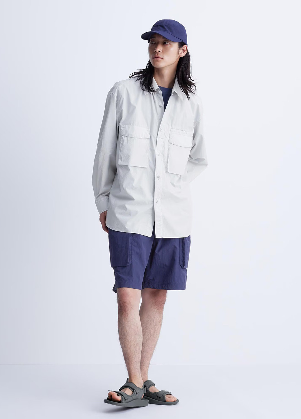 Кэжуал сандалии Uniqlo на липучке