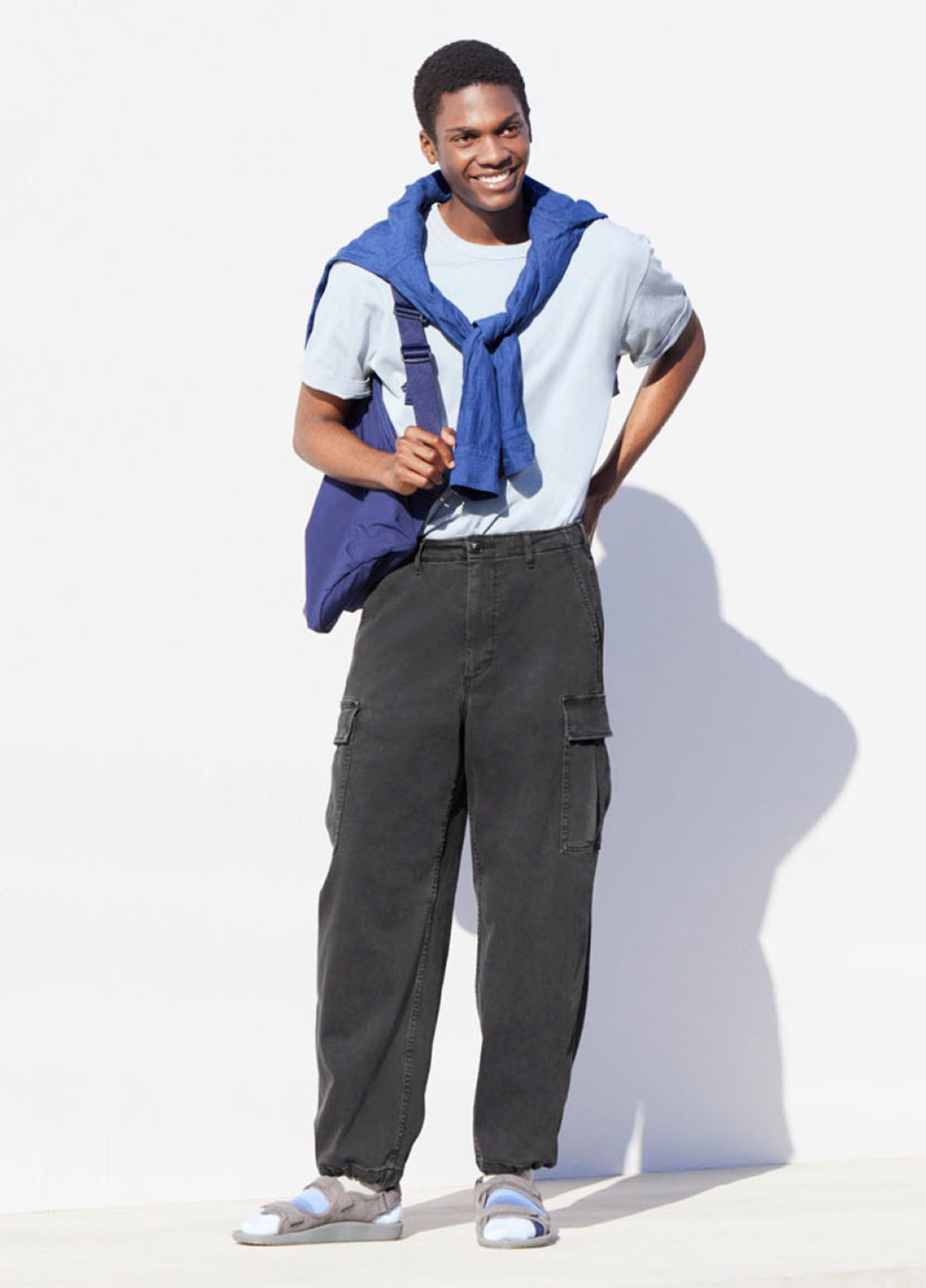 Кэжуал сандалии Uniqlo на липучке