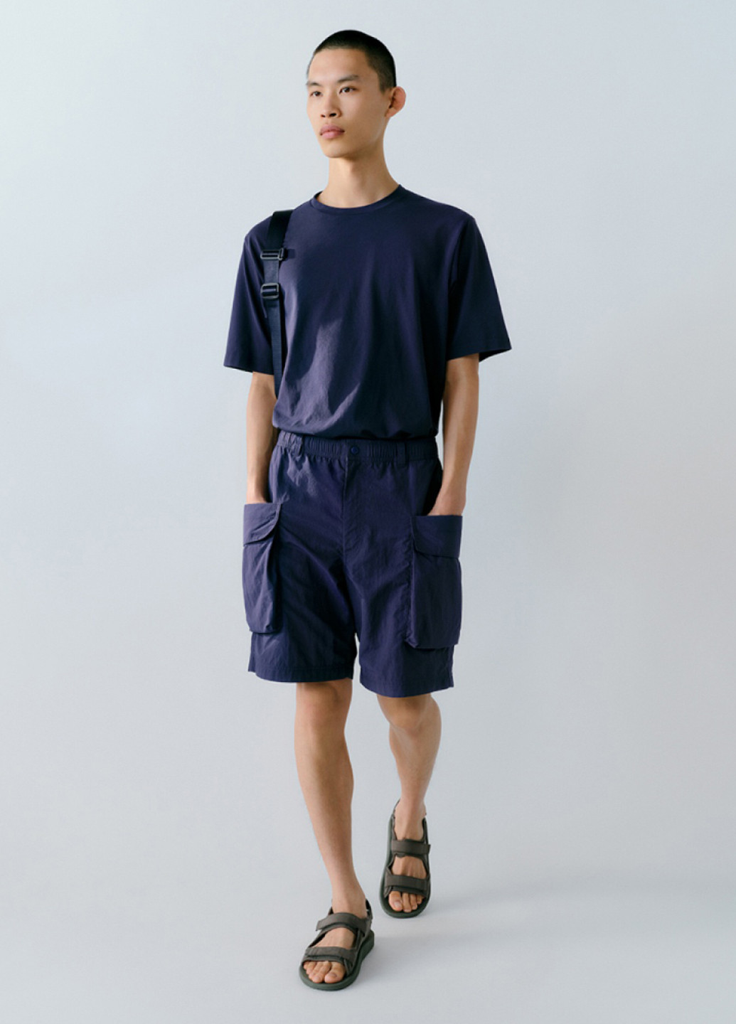 Кэжуал сандалии Uniqlo на липучке