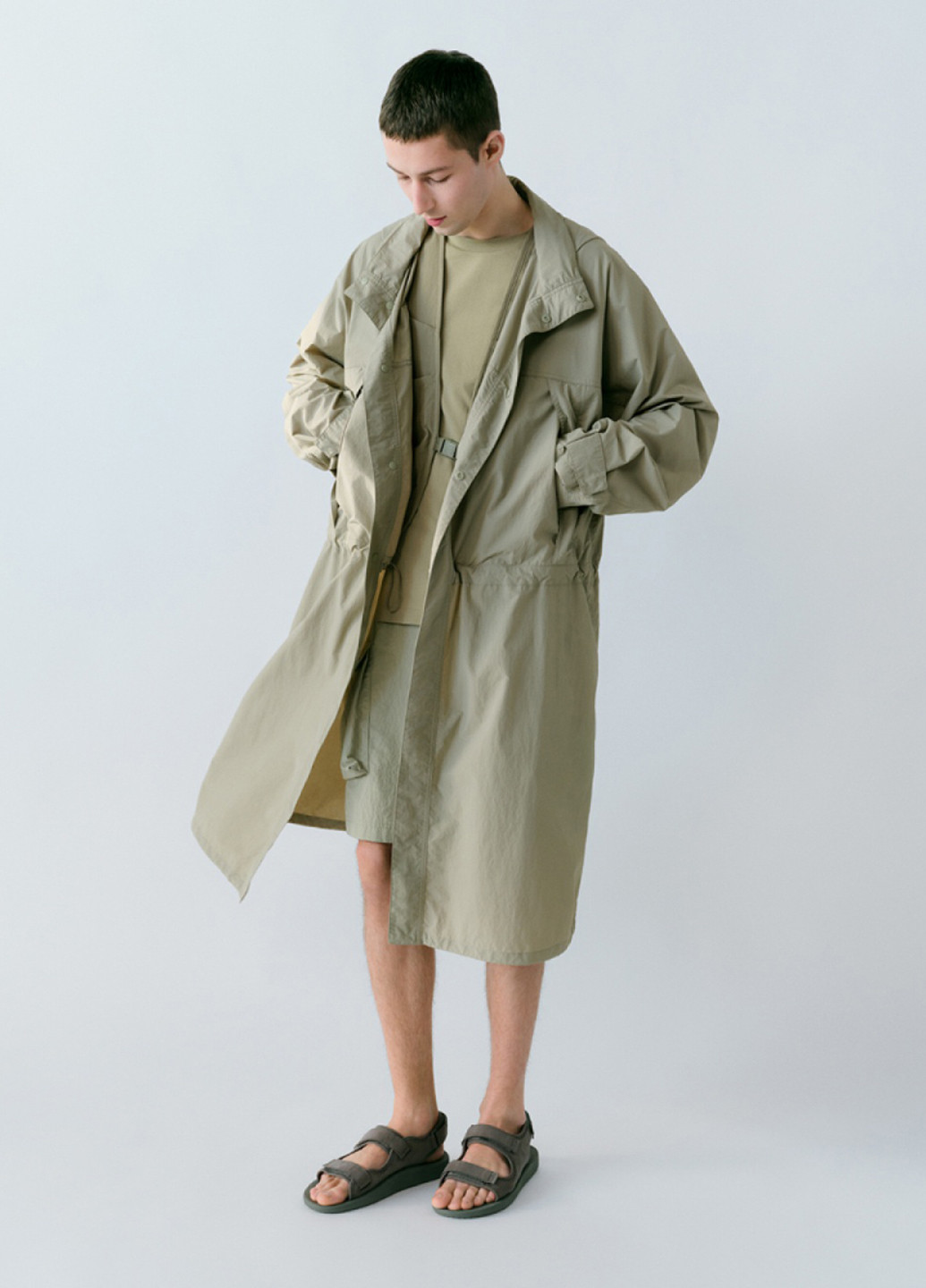 Кэжуал сандалии Uniqlo на липучке