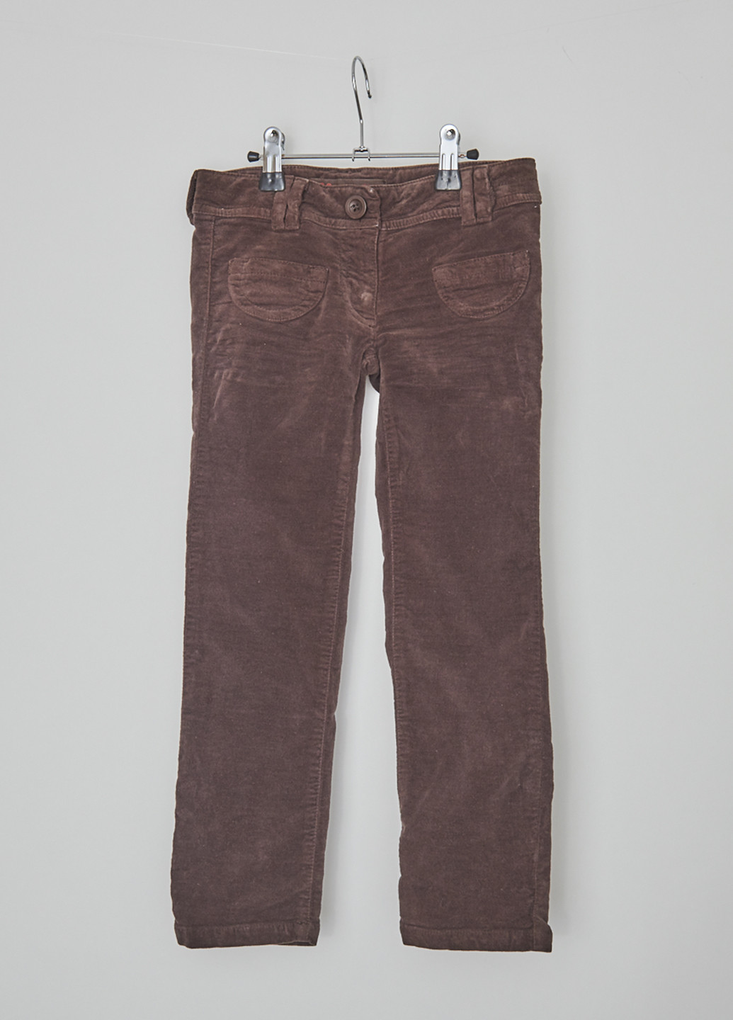 Коричневые кэжуал демисезонные брюки прямые American Outfitters