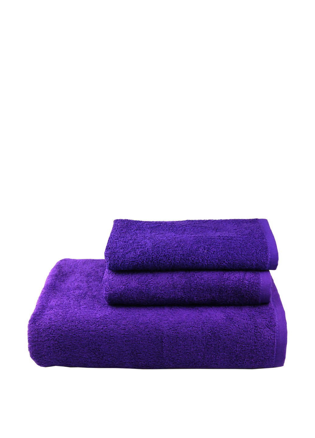 Home Line полотенце, 70х140 см однотонный фиолетовый производство - Туркменистан