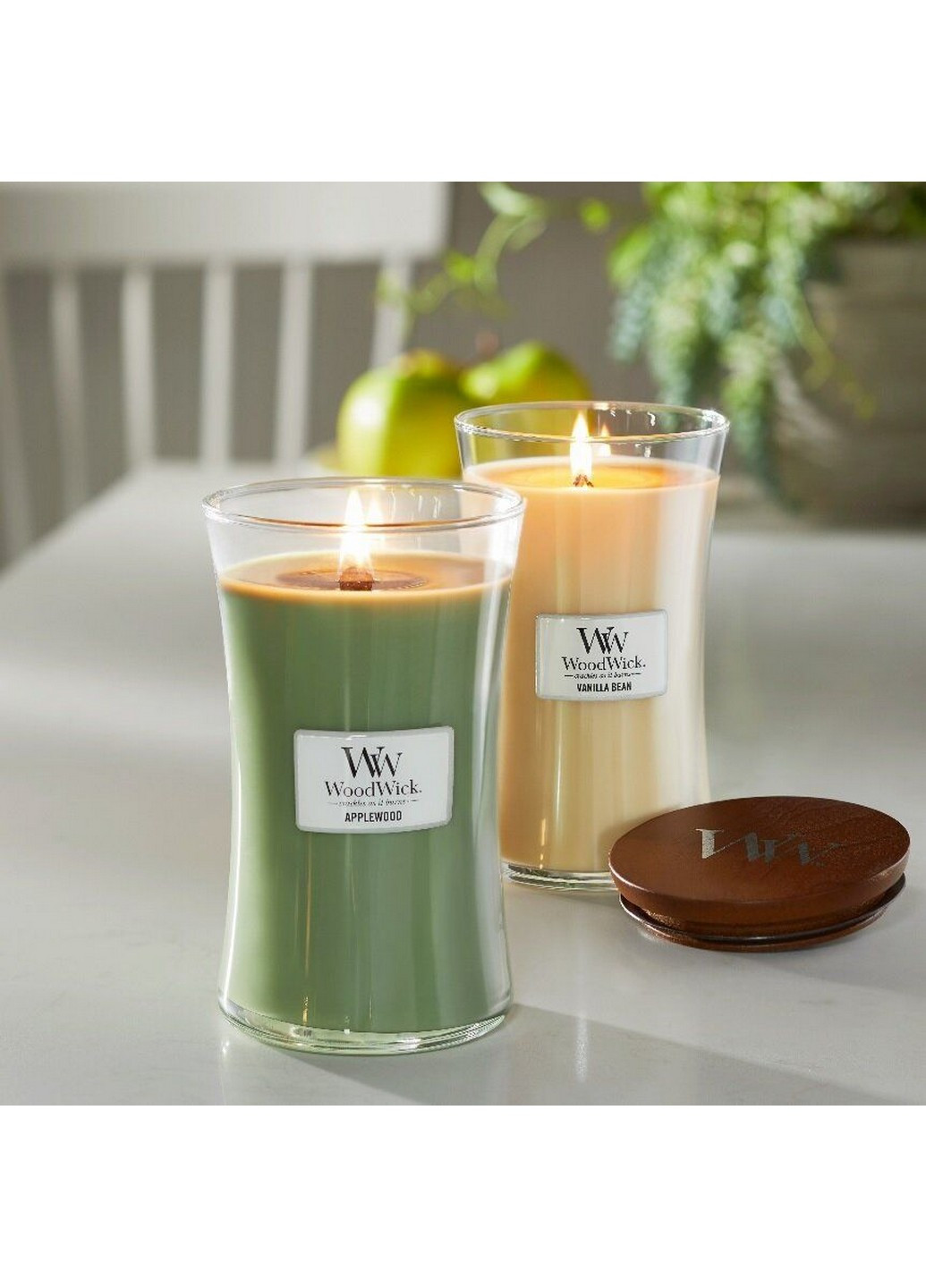 Ароматична свічка з ароматом чистої ванілі Large Vanilla Bean 609 г WoodWick (227515077)