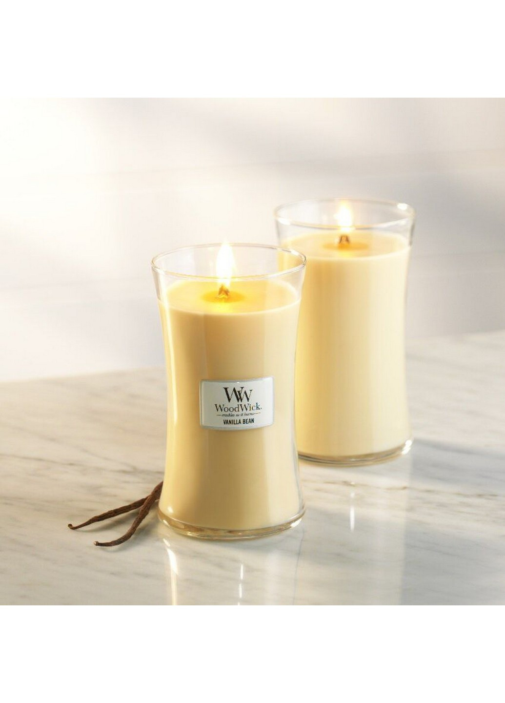 Ароматична свічка з ароматом чистої ванілі Large Vanilla Bean 609 г WoodWick (227515077)