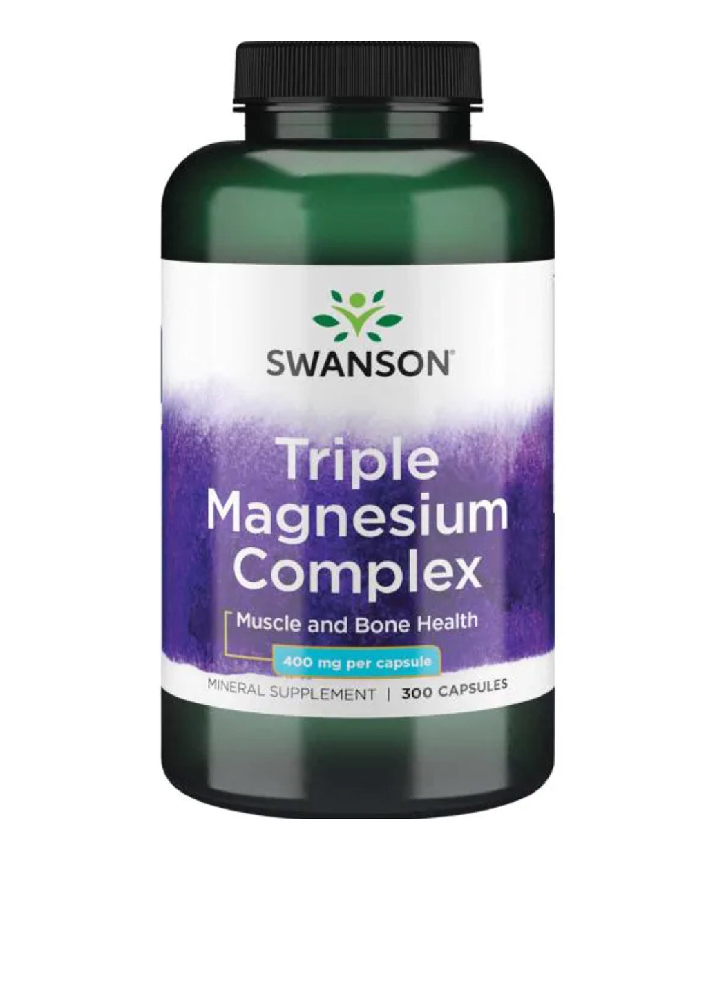 Потрійний магнієвий комплекс для зміцнення м'язів кісток - 300 капсул Swanson (251165194)