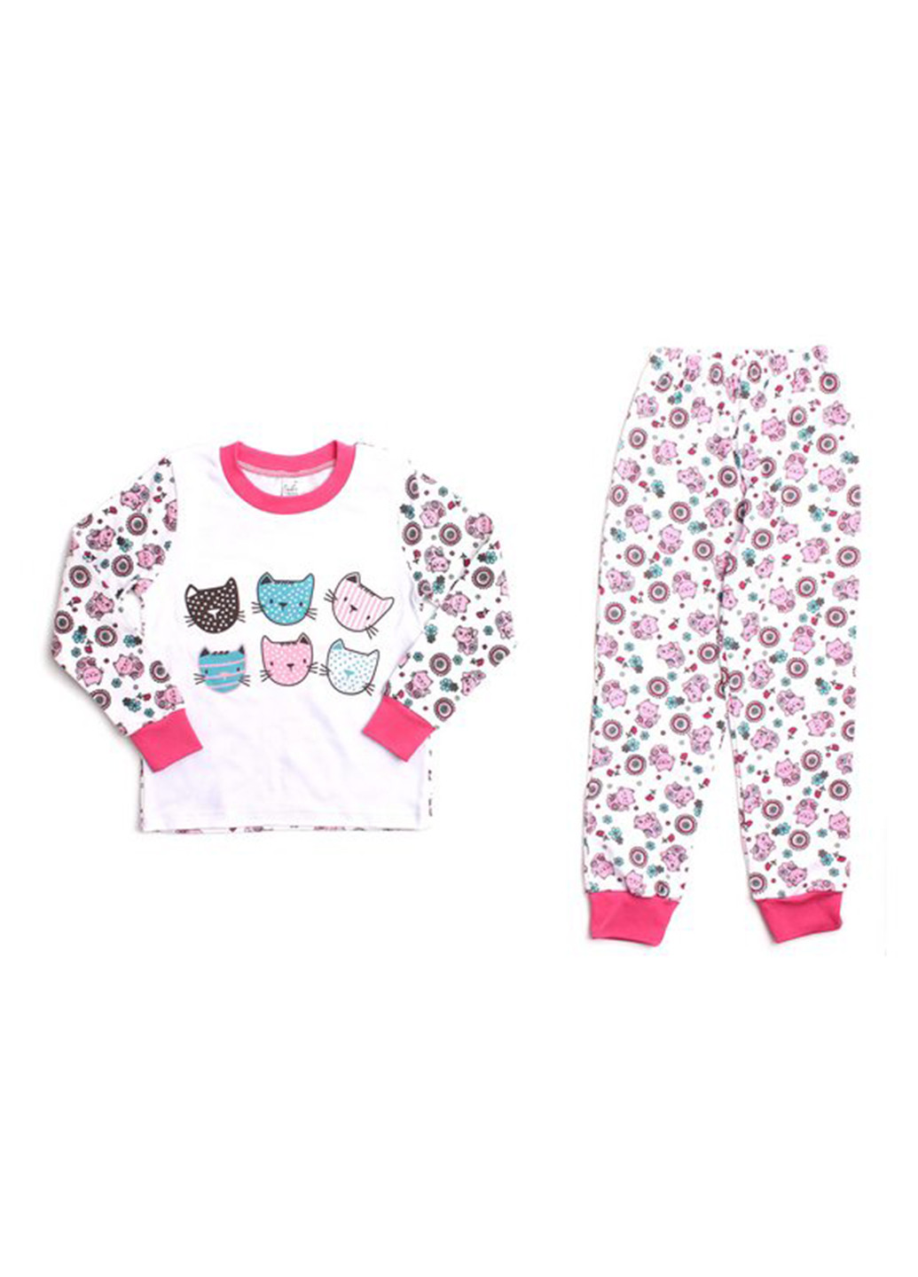 Розовая всесезон пижама (свитшот, брюки) Valeri-Tex