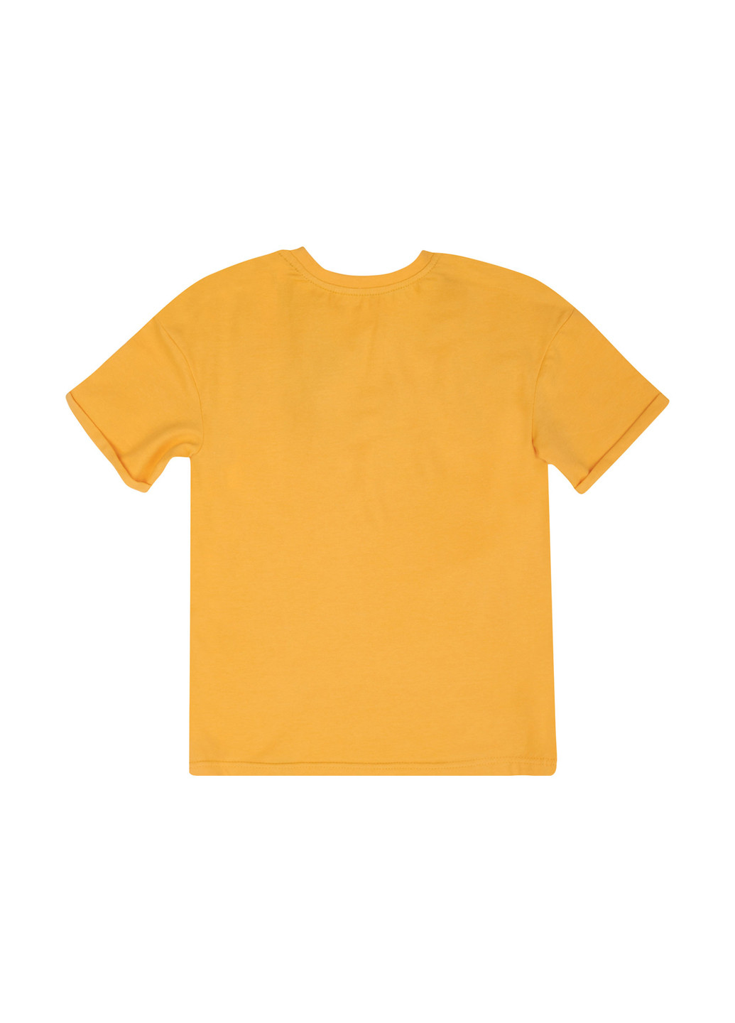 Желтая летняя футболка Z16