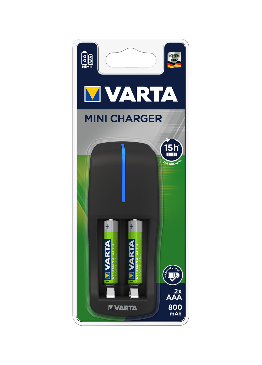 Зарядное устройство Varta pocket charger + 4aa 2100 mah +2aaa 800 mah ni-mh (57642301431) (137882373)