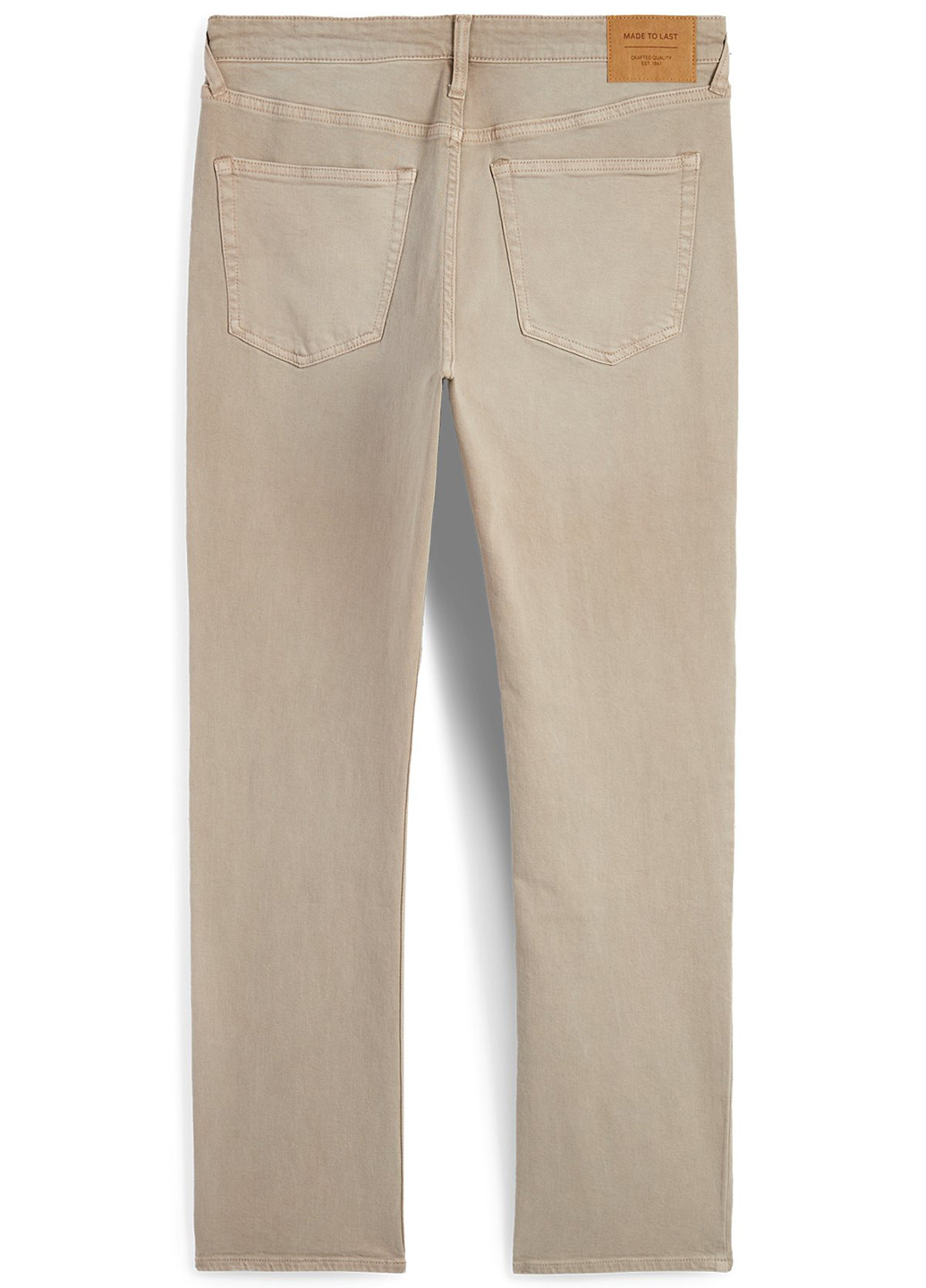 Бежевые демисезонные прямые джинсы C&A