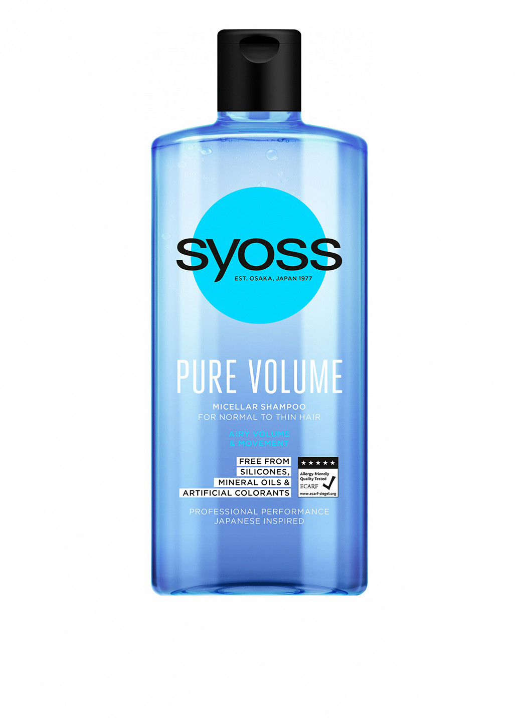Мицеллярный шампунь Pure Volume для нормальных и тонких волос, 440 мл Syoss (252264829)