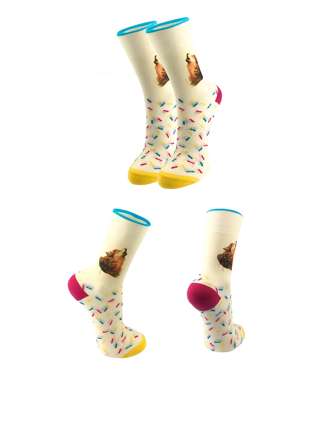 Білі носки Mo-Ko-Ko Socks малюнки (25064132)