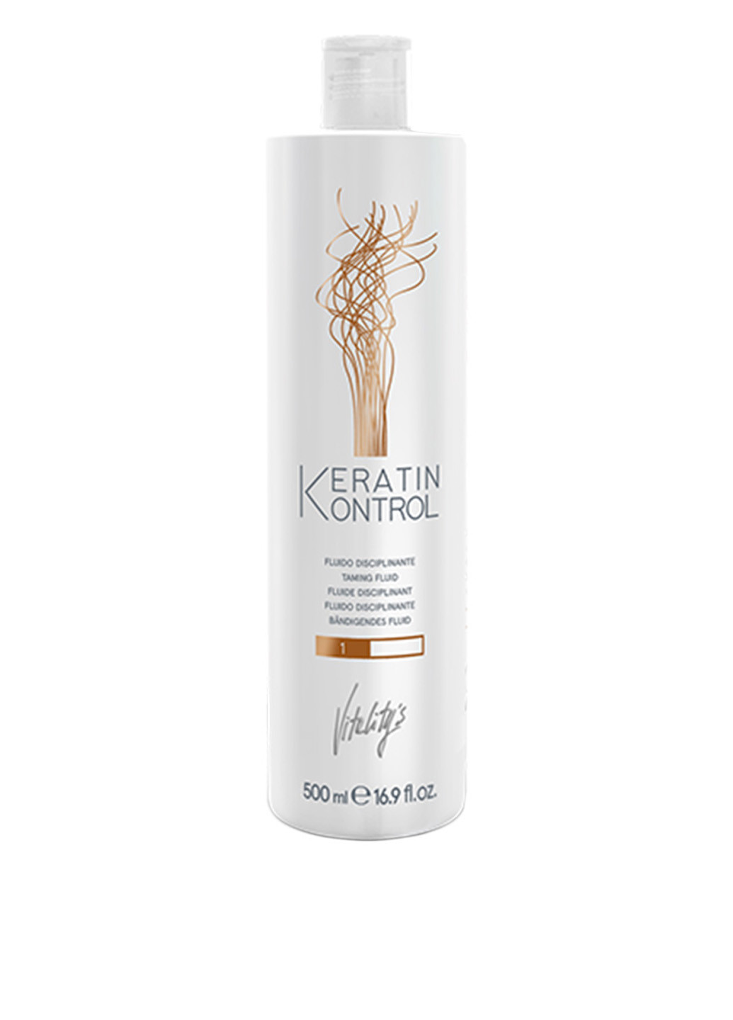 Флюїд для нормальних і товстих волосся №1 Vitality's Keratin Kontrol Taming Fluid 60 мл Vitality`s (83214997)