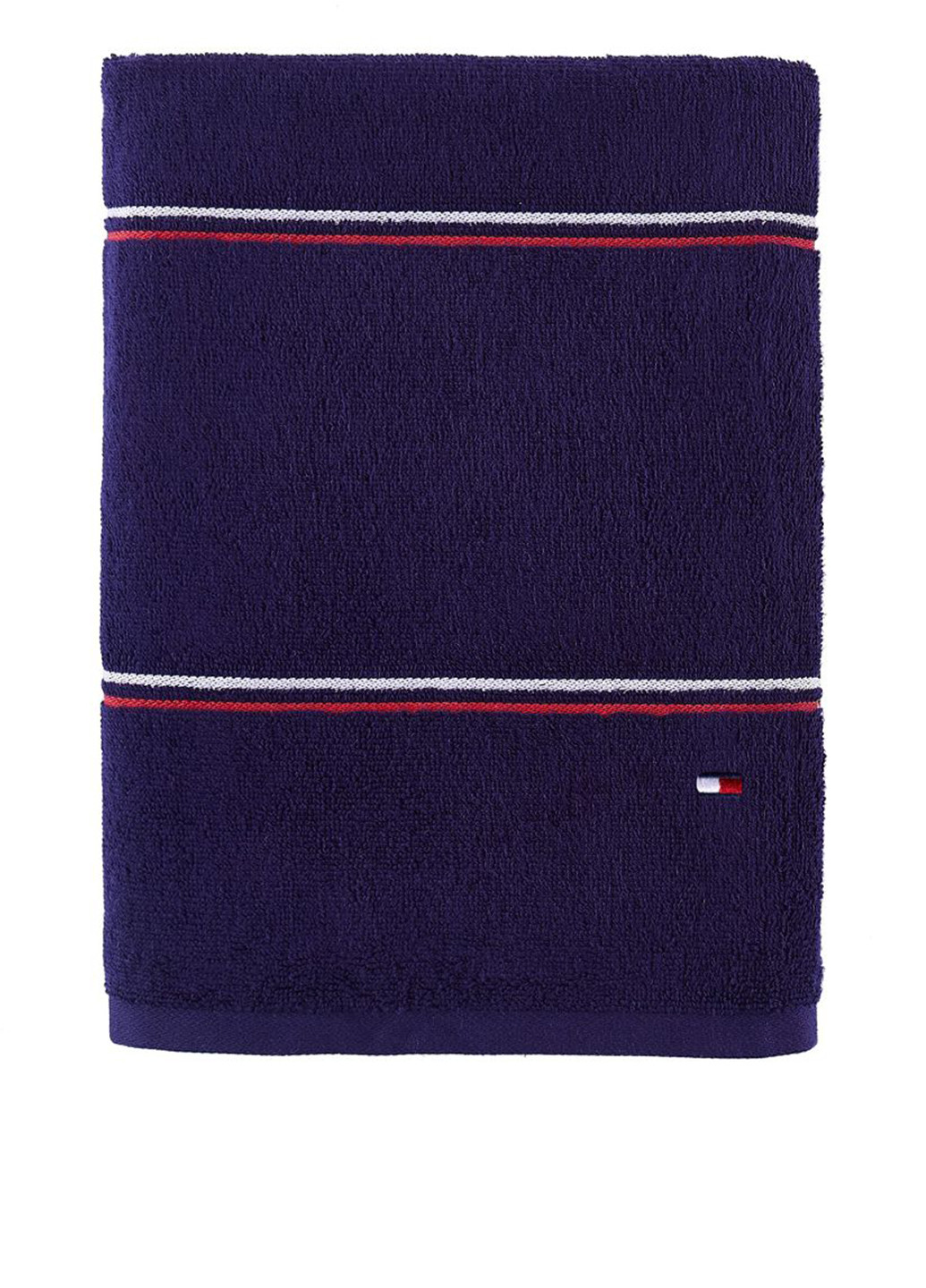 Tommy Hilfiger полотенце, 76х138 см полоска синий производство - Индия