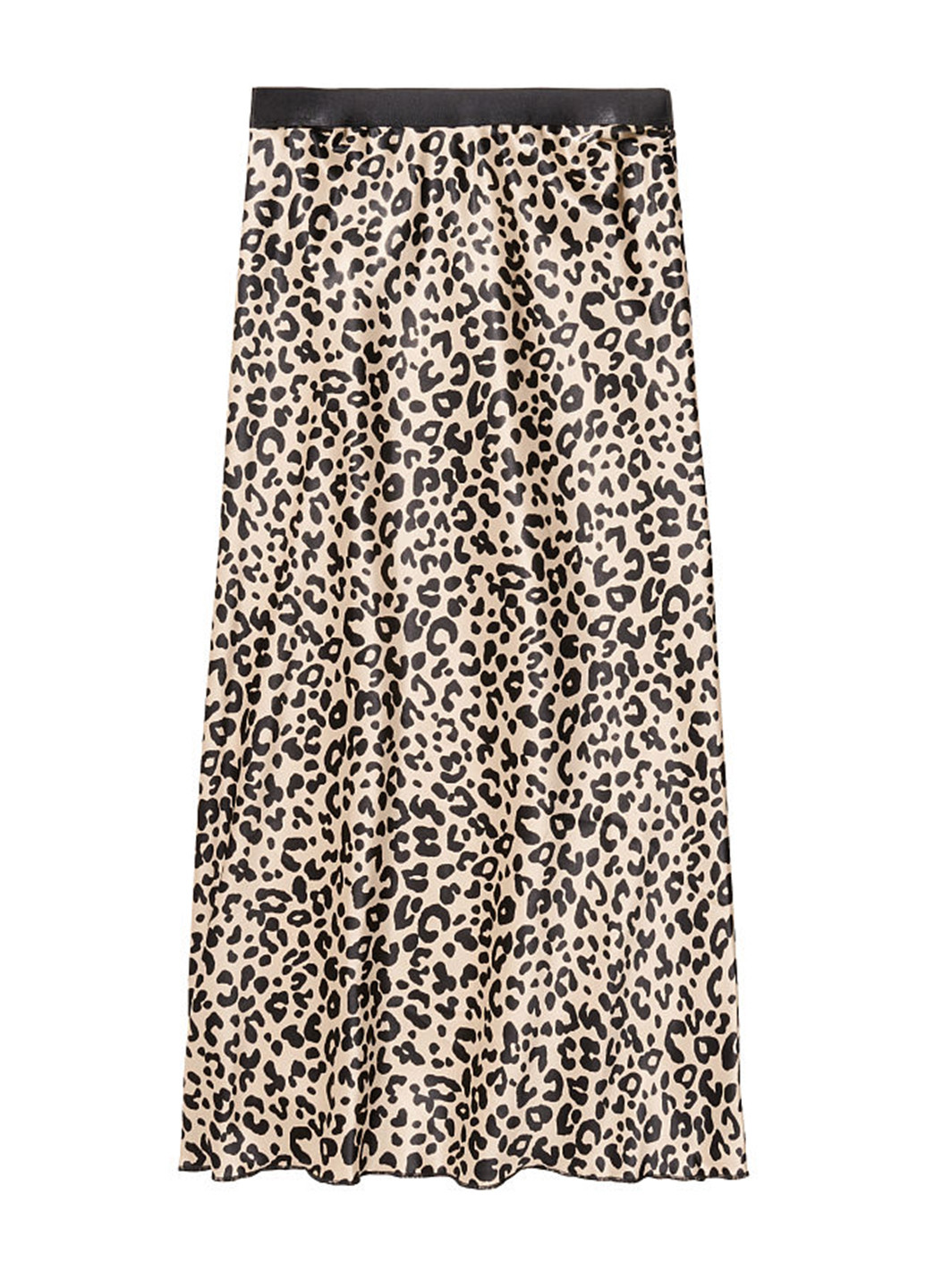 Светло-бежевая кэжуал леопардовая юбка Victoria's Secret а-силуэта (трапеция)