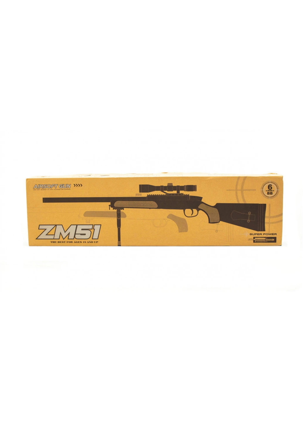 Игрушечная снайперская винтовка 110х10х3 см CYMA (253174237)