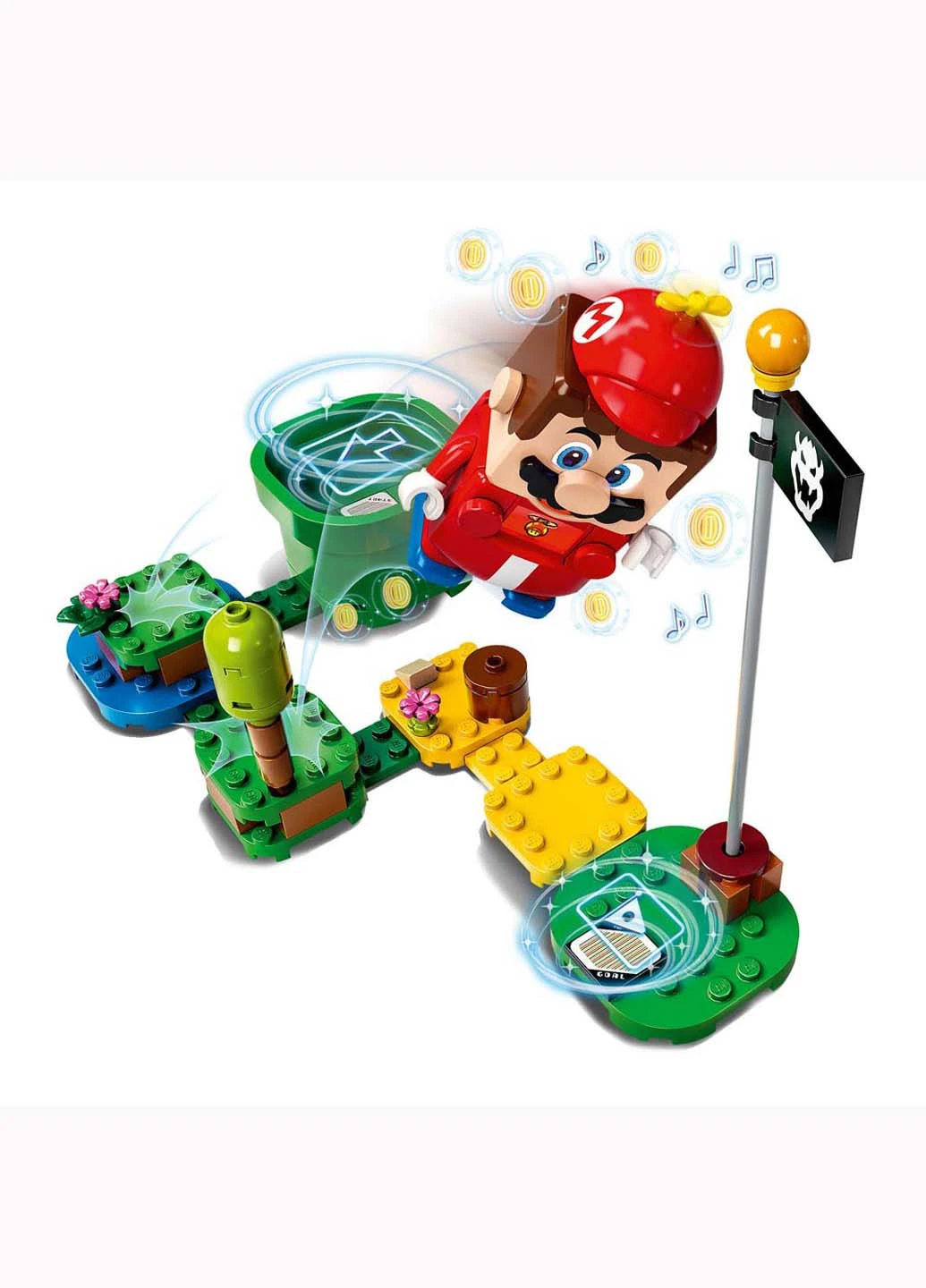 Конструктор Lego Super Mario Марио вертолет дополнительный набор 13 деталей (207383319)