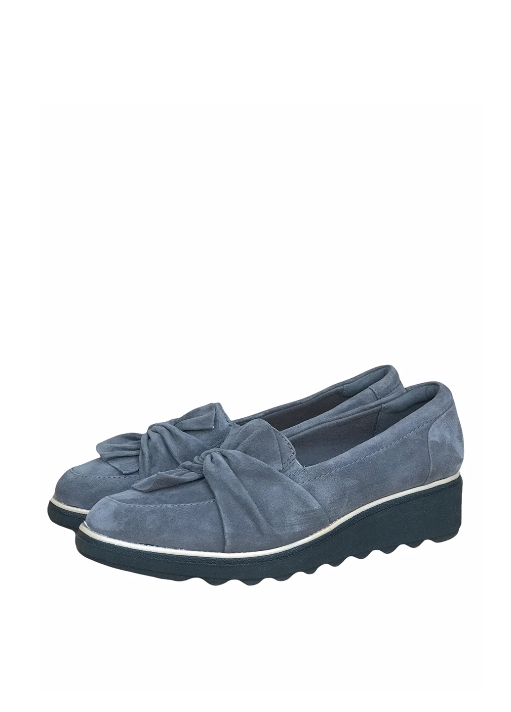 Clarks Туфлі сірий з натуральна замша, — демісезон (252011139)