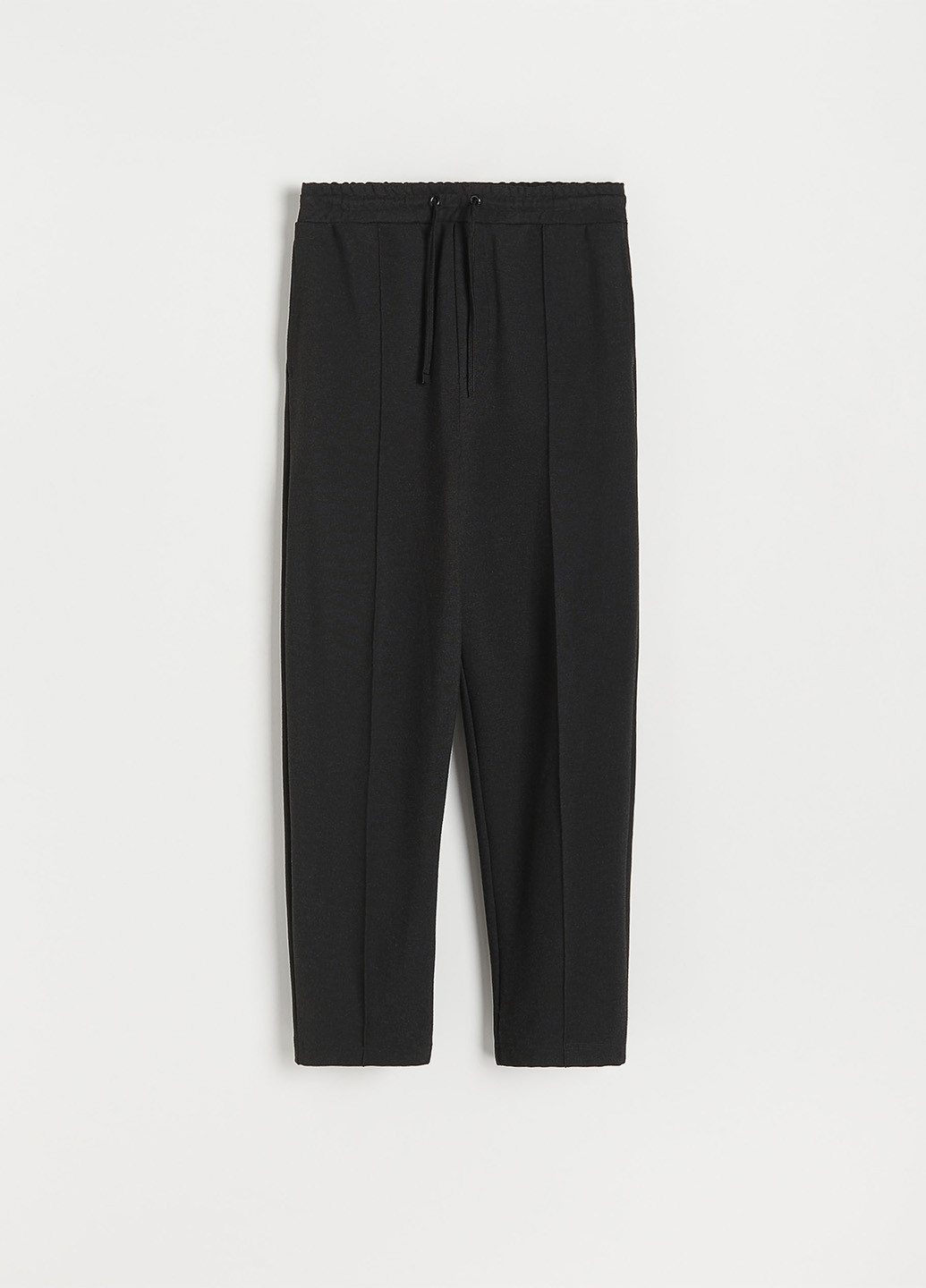 Черные кэжуал демисезонные прямые брюки Reserved